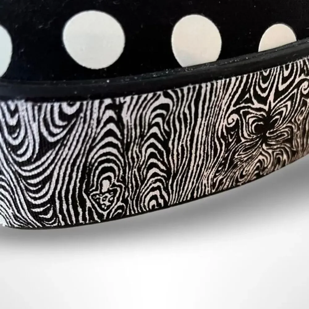 Keds x Batsheva Pointed Toe Polka Dot Platform Sneakers Black White Velvet Laces